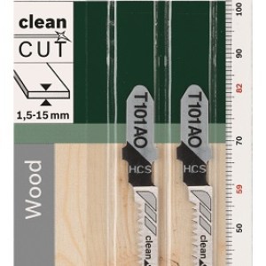 Bosch – 101 AO Jigsaw Blade Clean For Wood – Set Of 2 Bosch – 101 AO Jigsaw Blade Clean For Wood – Set Of 2