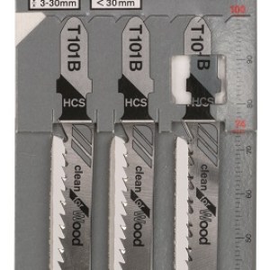 Bosch – 101 B Jigsaw Blade Clean For Wood – Set Of 3 Bosch – 101 B Jigsaw Blade Clean For Wood – Set Of 3