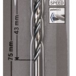 Bosch – Metal Drill Bit HSS Pointteq – 4.2mm Bosch – Metal Drill Bit HSS Pointteq – 4.2mm