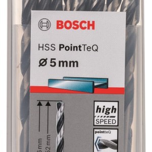 Bosch – Metal Drill Bit HSS Pointteq – 5.0mm Bosch – Metal Drill Bit HSS Pointteq – 5.0mm