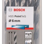 Bosch – Metal Drill Bit HSS Pointteq – 6.0mm Bosch – Metal Drill Bit HSS Pointteq – 6.0mm