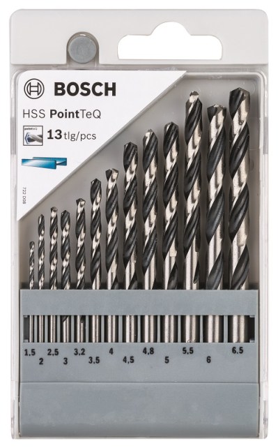Bosch – Metal Drill Bit HSS Pointteq Plastic Cassette Bosch – Metal Drill Bit HSS Pointteq Plastic Cassette
