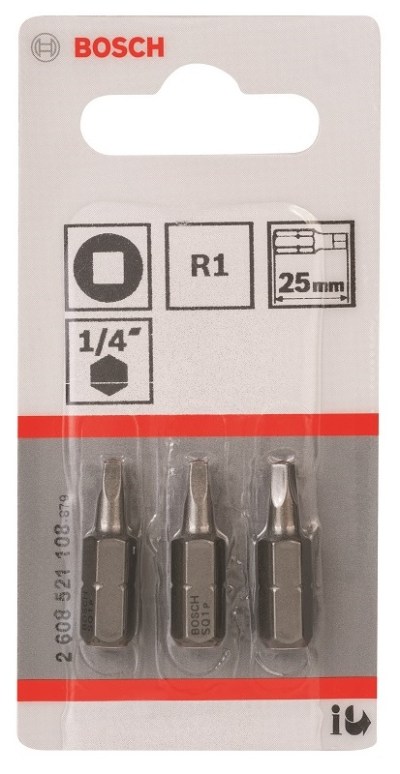 Bosch – Screwdriver Bit Extra Hard – R 1.25mm Bosch – Screwdriver Bit Extra Hard – R 1.25mm