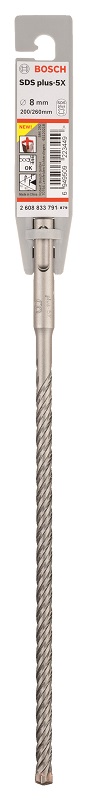 Bosch – 8mm Hammer Drill Bit SDS-Plus-5X Bosch – 8mm Hammer Drill Bit SDS-Plus-5X