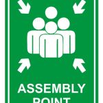 Parrot Products: Green Assembly Point Symbolic Sign on White ACP 15cm*15cm Parrot Products: Green Assembly Point Symbolic Sign on White ACP 15cm*15cm