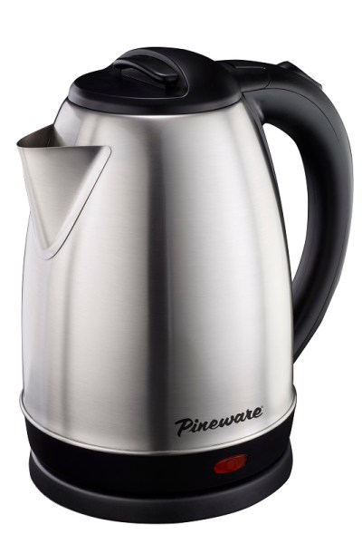 Pineware – 1500W Stainless Steel Kettle – Silver Pineware – 1500W Stainless Steel Kettle – Silver