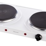 Pineware – 2000W Double Solid Hotplate – White Pineware – 2000W Double Solid Hotplate – White