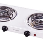Pineware – 2000W Double Spiral Hotplate – White Pineware – 2000W Double Spiral Hotplate – White