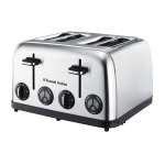 Russell Hobbs – 1750W 4-Slice Toaster – Silver Russell Hobbs – 1750W 4-Slice Toaster – Silver