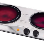 Russell Hobbs – 1200W Double Infrared Hotplate – Silver Russell Hobbs – 1200W Double Infrared Hotplate – Silver