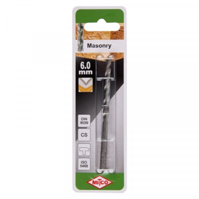 Mitco Masonry Drill Bit – 6.0 x 100mm Mitco Masonry Drill Bit – 6.0 x 100mm