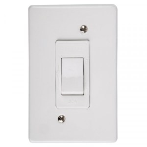 Crabtree Stove Isolator – 1L D/P 30A 100X50mm Crabtree Stove Isolator – 1L D/P 30A 100X50mm