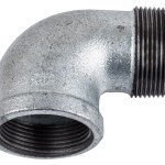 Galvanised M/F Elbow – 80mm Galvanised M/F Elbow – 80mm