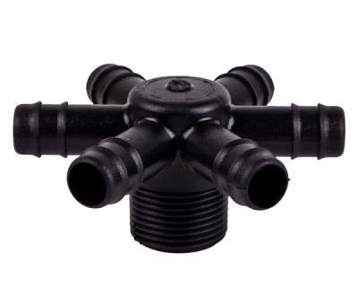 Multi-Outlet (6) Drip Coupling – 16mm Drip Pipe (10 Piece Pack) Multi-Outlet (6) Drip Coupling – 16mm Drip Pipe (10 Piece Pack)