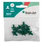 Micro Rainjet Head Mister 360deg Green 1.3mm 10pack Micro Rainjet Head Mister 360deg Green 1.3mm 10pack