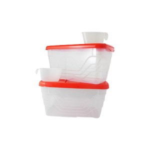 Otima 10 Litre Multi Purpose Storage Container – Clear (4 Pack) Otima 10 Litre Multi Purpose Storage Container – Clear (4 Pack)