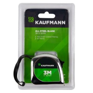 Kaufmann Hardware All Steel Tape Measure – 16mm x 3M Kaufmann Hardware All Steel Tape Measure – 16mm x 3M