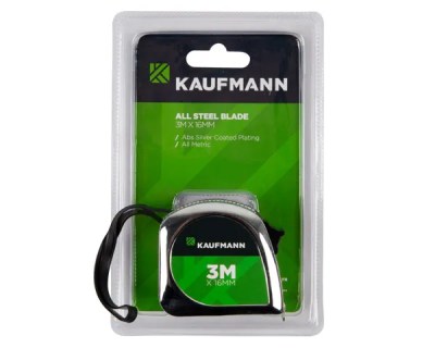 Kaufmann Hardware All Steel Tape Measure – 16mm x 3M Kaufmann Hardware All Steel Tape Measure – 16mm x 3M