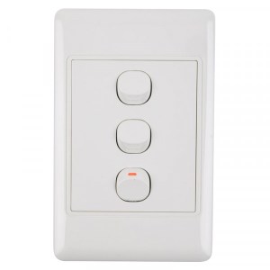 Nexus Light Switch with Cover – 3Lever Nexus Light Switch with Cover – 3Lever