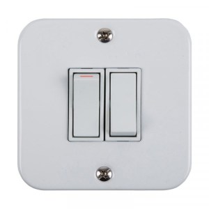 Industrial Light Switch – 75X75mm 2Lever Industrial Light Switch – 75X75mm 2Lever