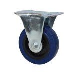 Caslad Elastic Rubber Fixed Castor – 80mm Caslad Elastic Rubber Fixed Castor – 80mm