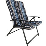 Seagull – Padded Folding Chair – Striped Blue Seagull – Padded Folding Chair – Striped Blue
