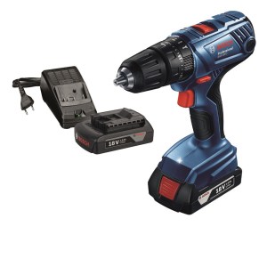 Bosch – Cordless Impact Drill 18V-LI – With 41 Piece Accessory Set – Blue Bosch – Cordless Impact Drill 18V-LI – With 41 Piece Accessory Set – Blue