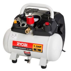 Ryobi – 6 Litre Compressor Portable Oil-Less – 1.5HP Ryobi – 6 Litre Compressor Portable Oil-Less – 1.5HP