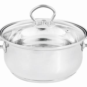 Prestige – 18cm Casserole With Lid – Silver Prestige – 18cm Casserole With Lid – Silver