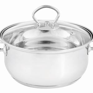Prestige – 24cm Casserole With Lid – Silver Prestige – 24cm Casserole With Lid – Silver
