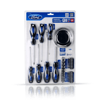 FORD TOOLS SCREWDRIVER SET 31PC FORD TOOLS SCREWDRIVER SET 31PC