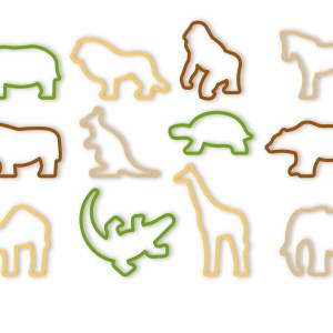 Tescoma – Cookie Cutters Zoo – Set of 12 Tescoma – Cookie Cutters Zoo – Set of 12