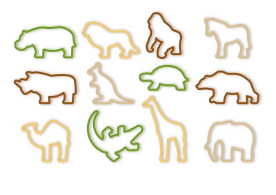 Tescoma – Cookie Cutters Zoo – Set of 12 Tescoma – Cookie Cutters Zoo – Set of 12