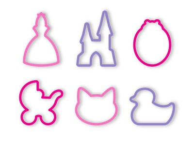 Tescoma – Cookie Cut For Girls – Set of 6 Tescoma – Cookie Cut For Girls – Set of 6