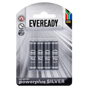 Eveready Power Plus AAA Batteries (Pack of 4) Eveready Power Plus AAA Batteries (Pack of 4)