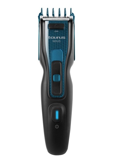 Taurus Cordless Stainless Steel 4.8V Nixus Hair Clipper – Black/Blue Taurus Cordless Stainless Steel 4.8V Nixus Hair Clipper – Black/Blue