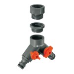 Gardena – Twin Tap Connector – All Sizes Included Gardena – Twin Tap Connector – All Sizes Included