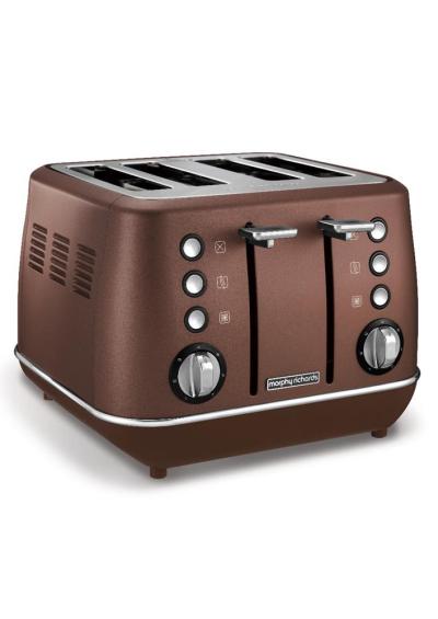 Morphy Richards – 4 Slice 1800W Evoke Toaster – Bronze Morphy Richards – 4 Slice 1800W Evoke Toaster – Bronze