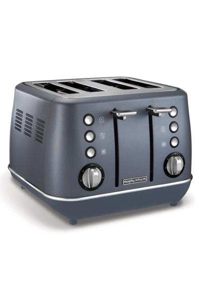 Morphy Richards – 4 Slice 1800W Evoke Toaster – Blue Morphy Richards – 4 Slice 1800W Evoke Toaster – Blue