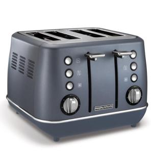 Morphy Richards – 4 Slice 1800W Evoke Toaster – Blue Morphy Richards – 4 Slice 1800W Evoke Toaster – Blue