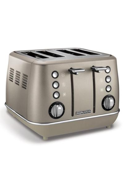 Morphy Richards – 4 Slice 1800W Evoke Toaster – Silver Morphy Richards – 4 Slice 1800W Evoke Toaster – Silver