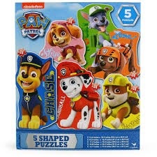 Paw Patrol 5 Shaped In A Box Puzzles Paw Patrol 5 Shaped In A Box Puzzles