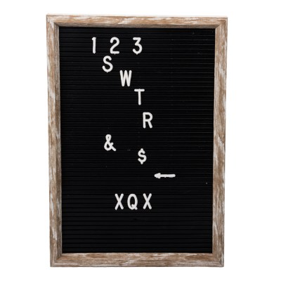Black Plastic Letter Board (31 x 22cm) Black Plastic Letter Board (31 x 22cm)