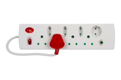 Nexus – 8 Way Surge Multi-Plug – White Nexus – 8 Way Surge Multi-Plug – White