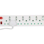 Nexus – 12 Way Standard Multi-Plug – White Nexus – 12 Way Standard Multi-Plug – White