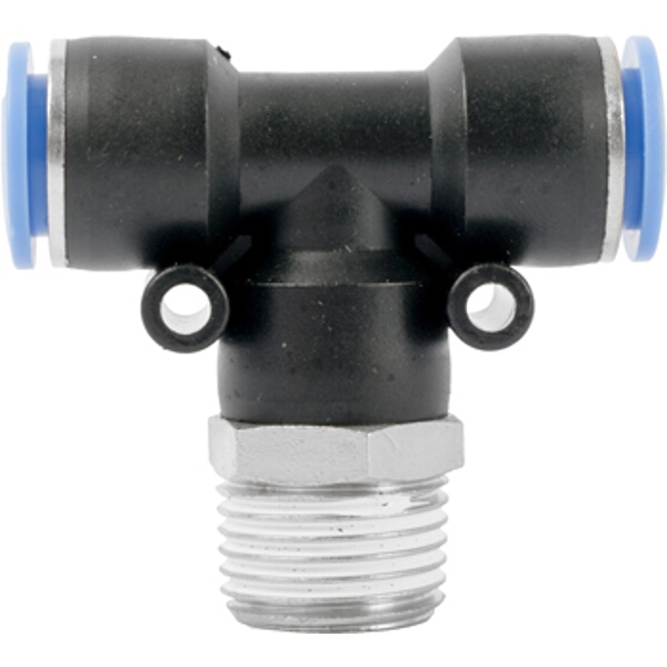 Aircraft Pu Hose Fitting Tee 12mm-1/2 M Aircraft Pu Hose Fitting Tee 12mm-1/2 M