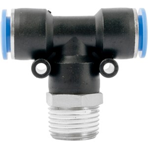 Aircraft Pu Hose Fitting Tee 12mm-1/2 M Aircraft Pu Hose Fitting Tee 12mm-1/2 M