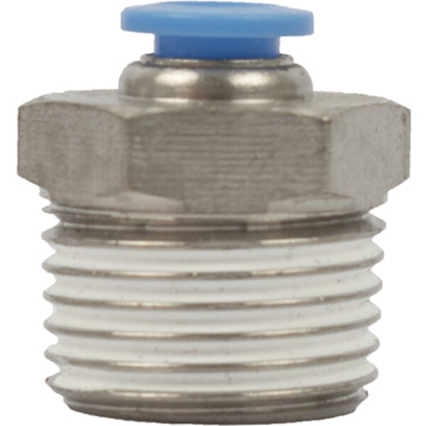 Aircraft Pu Hose Fitting Straight Stud 6mm-1/2 M Aircraft Pu Hose Fitting Straight Stud 6mm-1/2 M