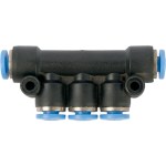 Aircraft Pu Hose Fitting Manifold 4mm-4mm Aircraft Pu Hose Fitting Manifold 4mm-4mm