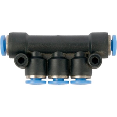 Aircraft Pu Hose Fitting Manifold 4mm-4mm Aircraft Pu Hose Fitting Manifold 4mm-4mm